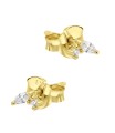 Shining CZ Silver Stud Earring STS-6720